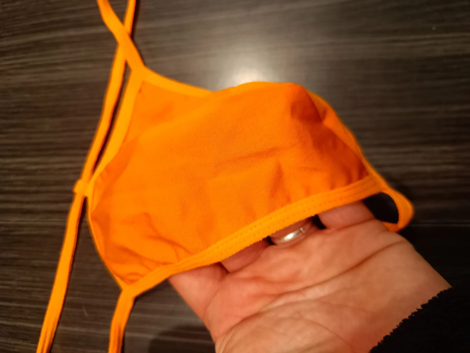 Oranje string voor heren – photo 3